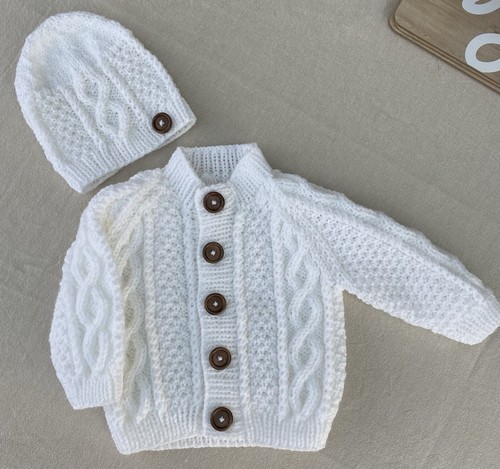 Babies hand knitted - babies, aran