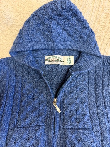 Aran crafts kids hooded - aran, cable