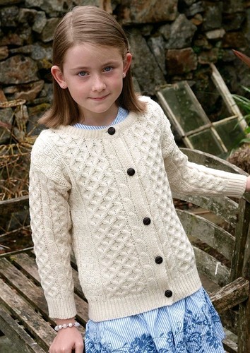 Aran crafts merino wool crew - aran,