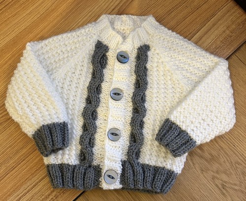Babies aran hand knitted - babies,