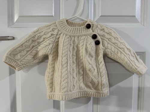 Aran crafts infant sweater - aran,