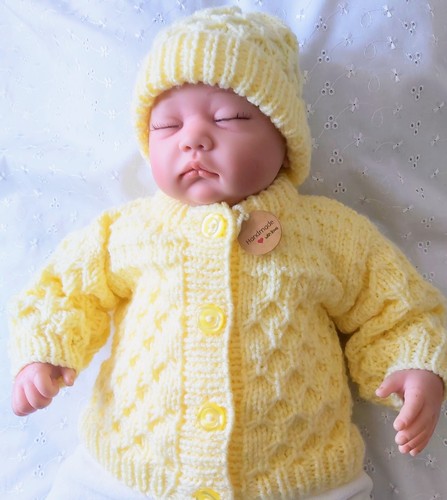 Hand knitted cardigan - knitted,