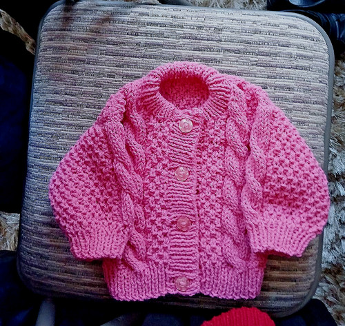 Aran pink baby - aran,