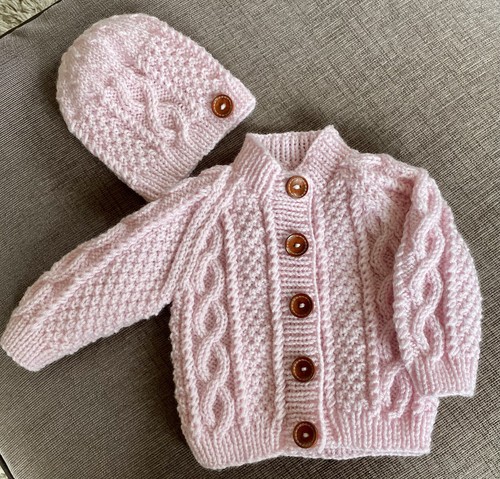Babies hand knitted - babies, aran