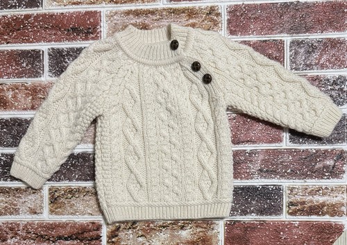 Aran crafts knit sweater 100 - aran,